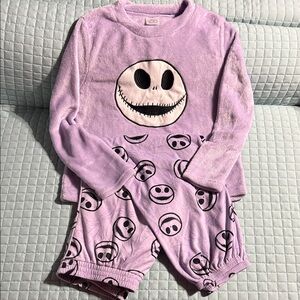 Disney Lilac PJ Set with Jack Skellington Nightmare Before Christmas. Size M